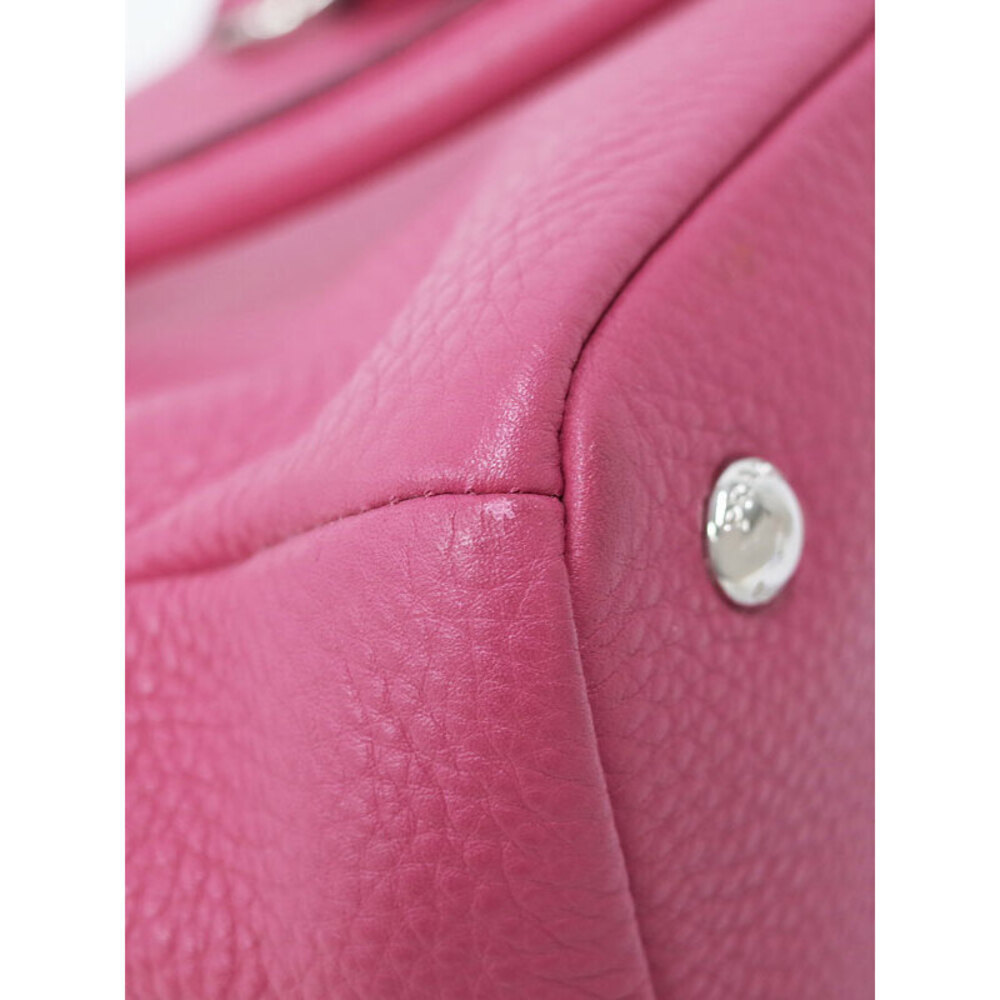 Prada Vitello Daino pink leather 2way shoulder bag - Picture 4 of 9